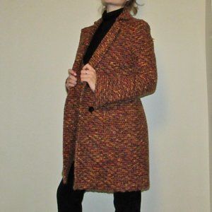 Retro Italian Tweed Coat